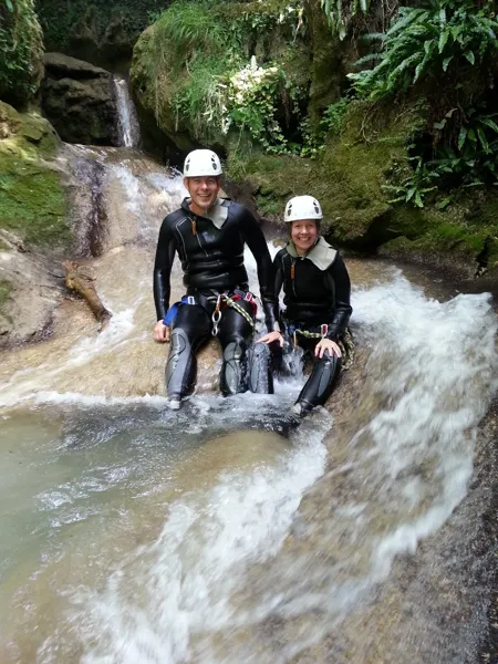 Vert Tea Jeu - Descente de Canyon