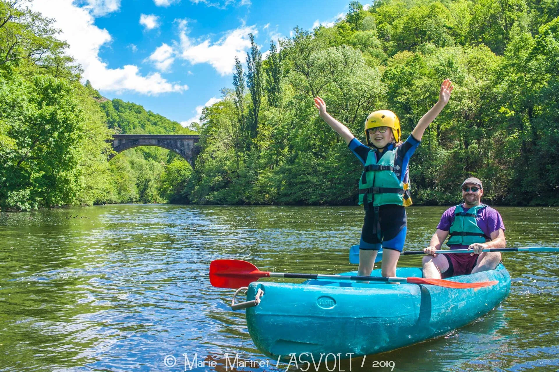 L'Oustal - Pont les Bains - Canoé en famille avec ASVOLT