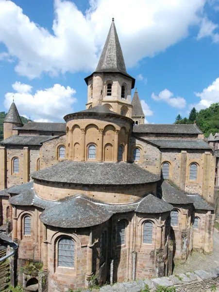 Chevet de l'abbatiale Sainte-Foy de Conques