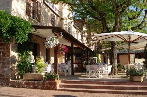 L'Auberge Aux Portes de Conques - Terrasse