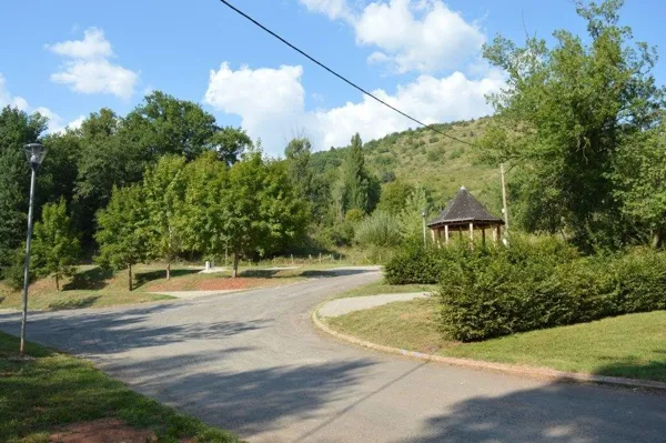 Aire d'accueil et de services pour camping-cars - Entrée