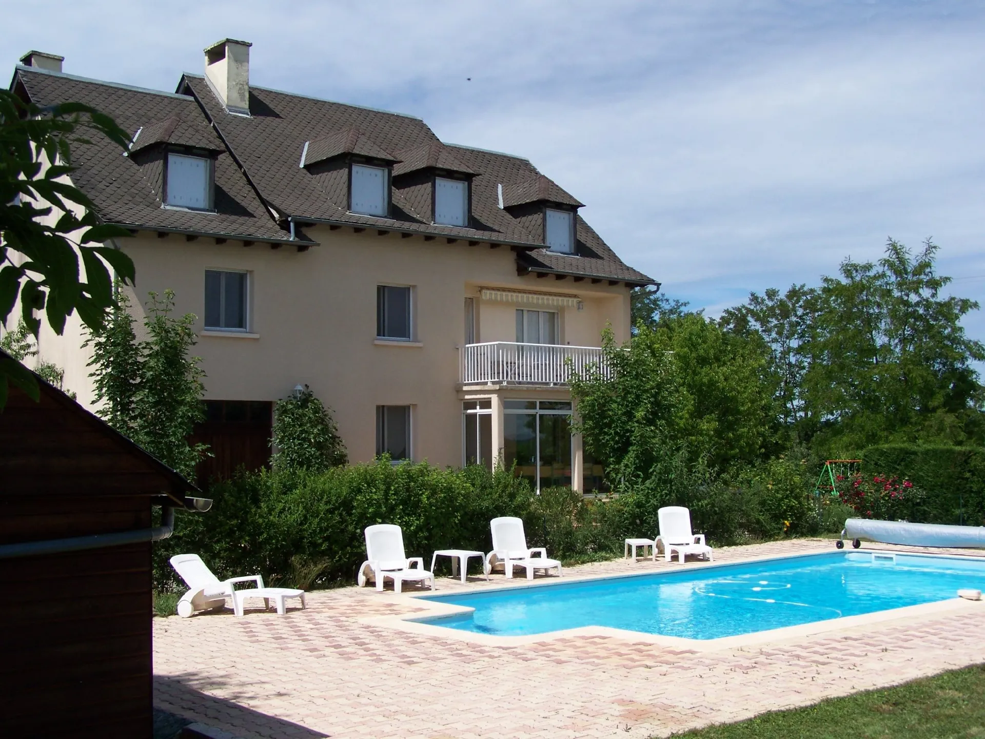 Exterieur gîte chez Mme Larroumets