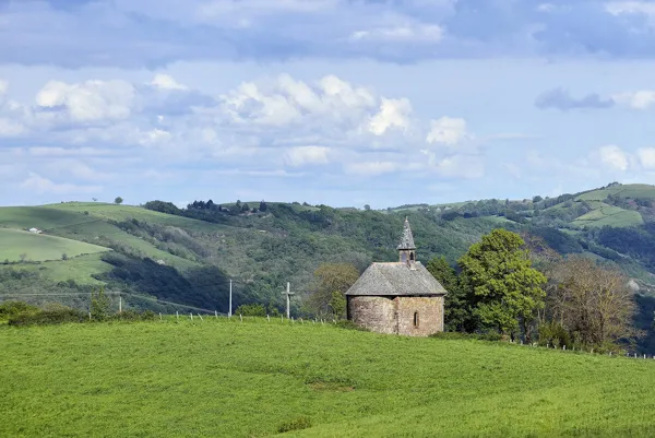 Chapelle Saint-Roch sur le parcours trail de Noailhac