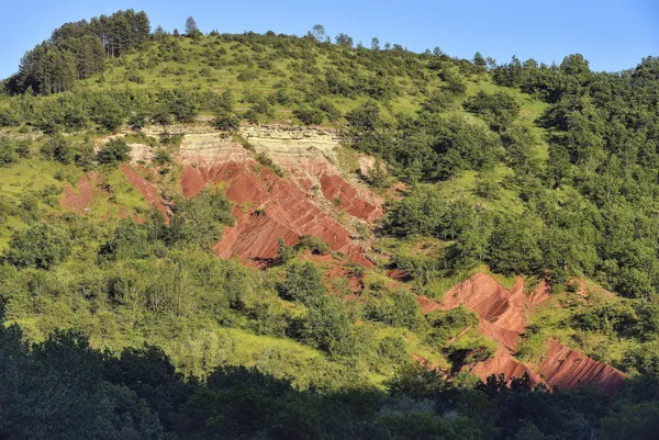 paysage au coeur du circuit trail de Valady