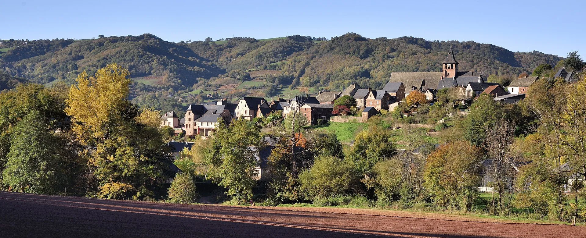 Vue le village de Saint-Cyprien