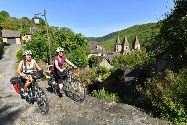 Boucle à vélo autour de Conques et la Vallée du Lot