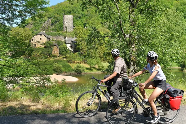 Boucle à vélo autour de Conques et la Vallée du Lot