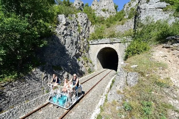 Vélorail  (Sud Aveyron)