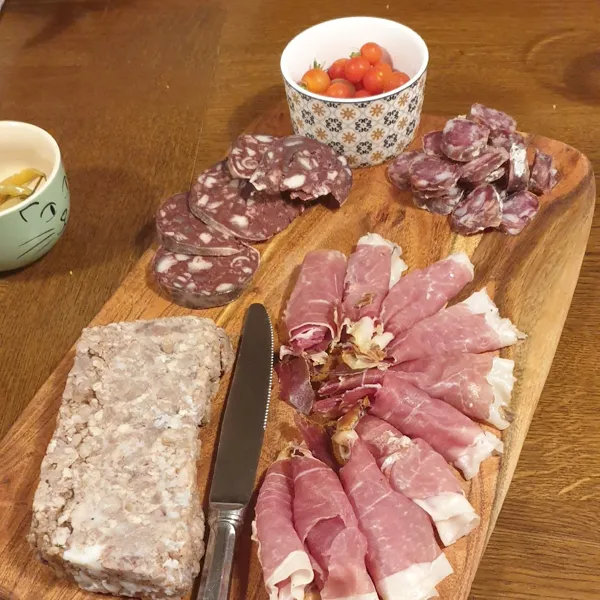 planche de charcuterie Aveyronnaise