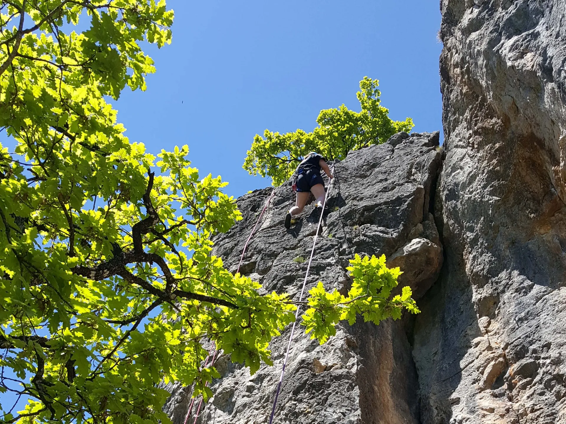 Escalade à Salles-la-Source