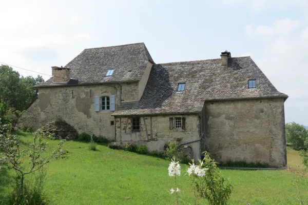 Le Mas de Labro, la maison côté jardin