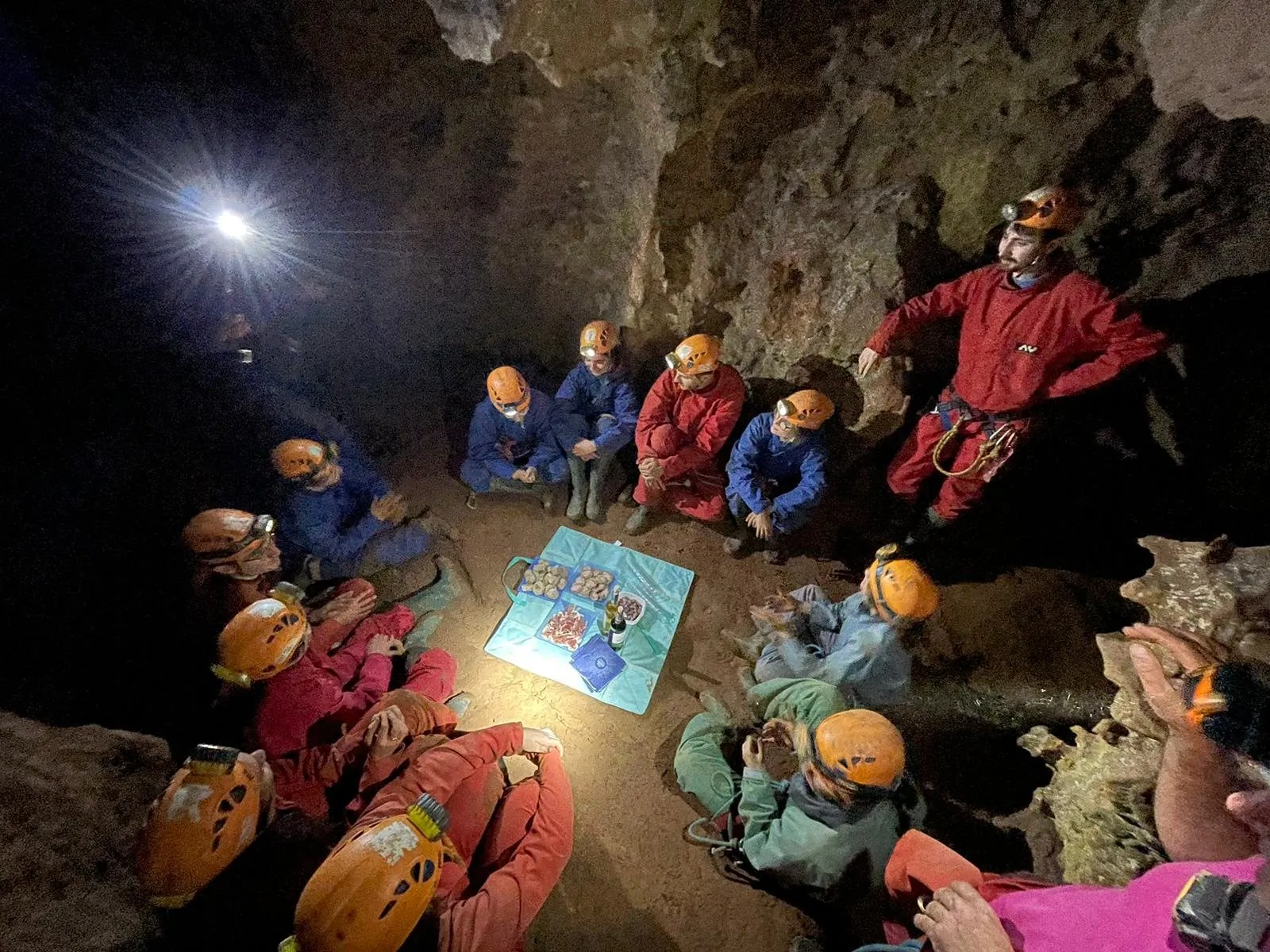 Dégustation sous terre