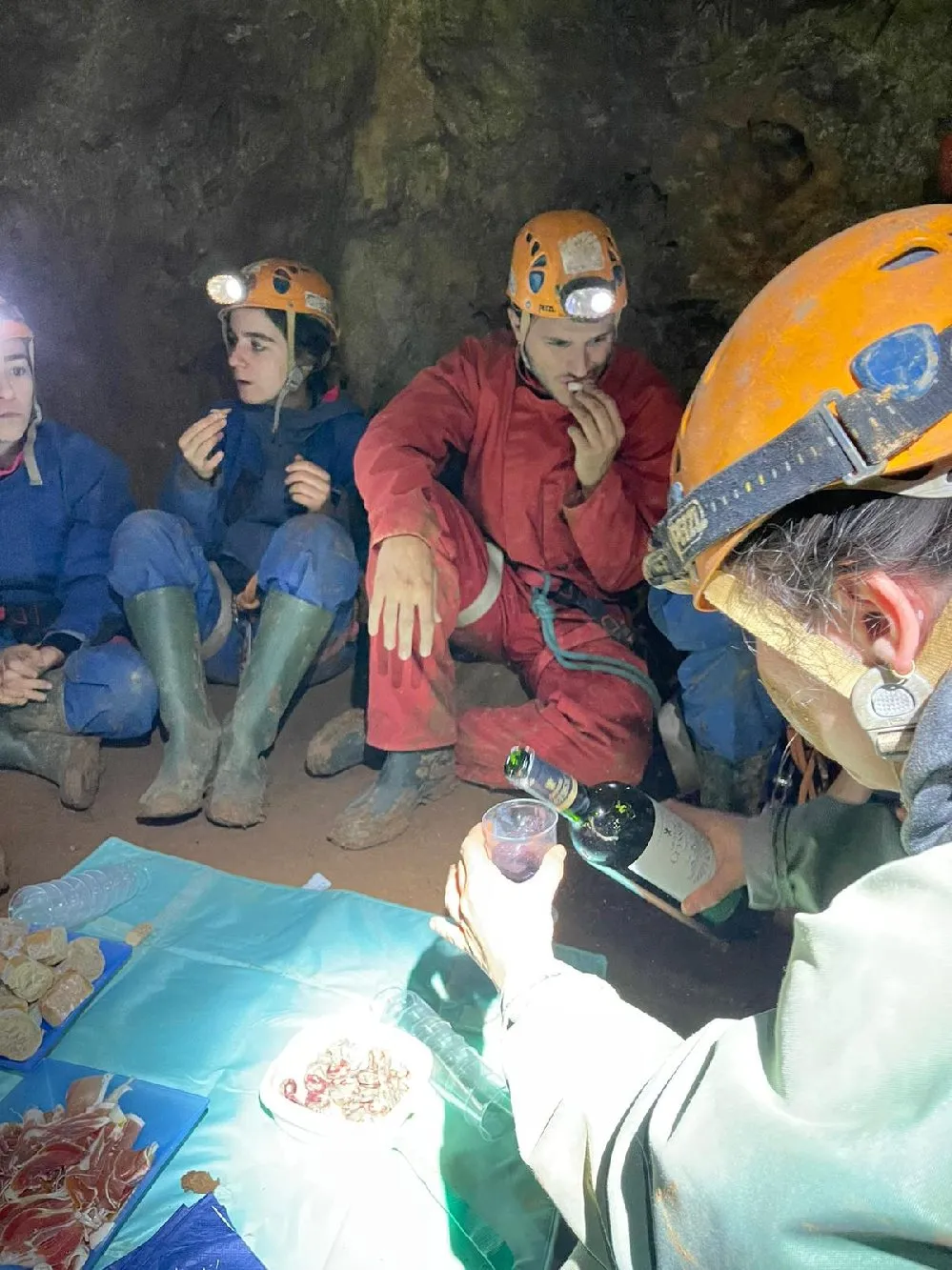 Dégustation sous terre