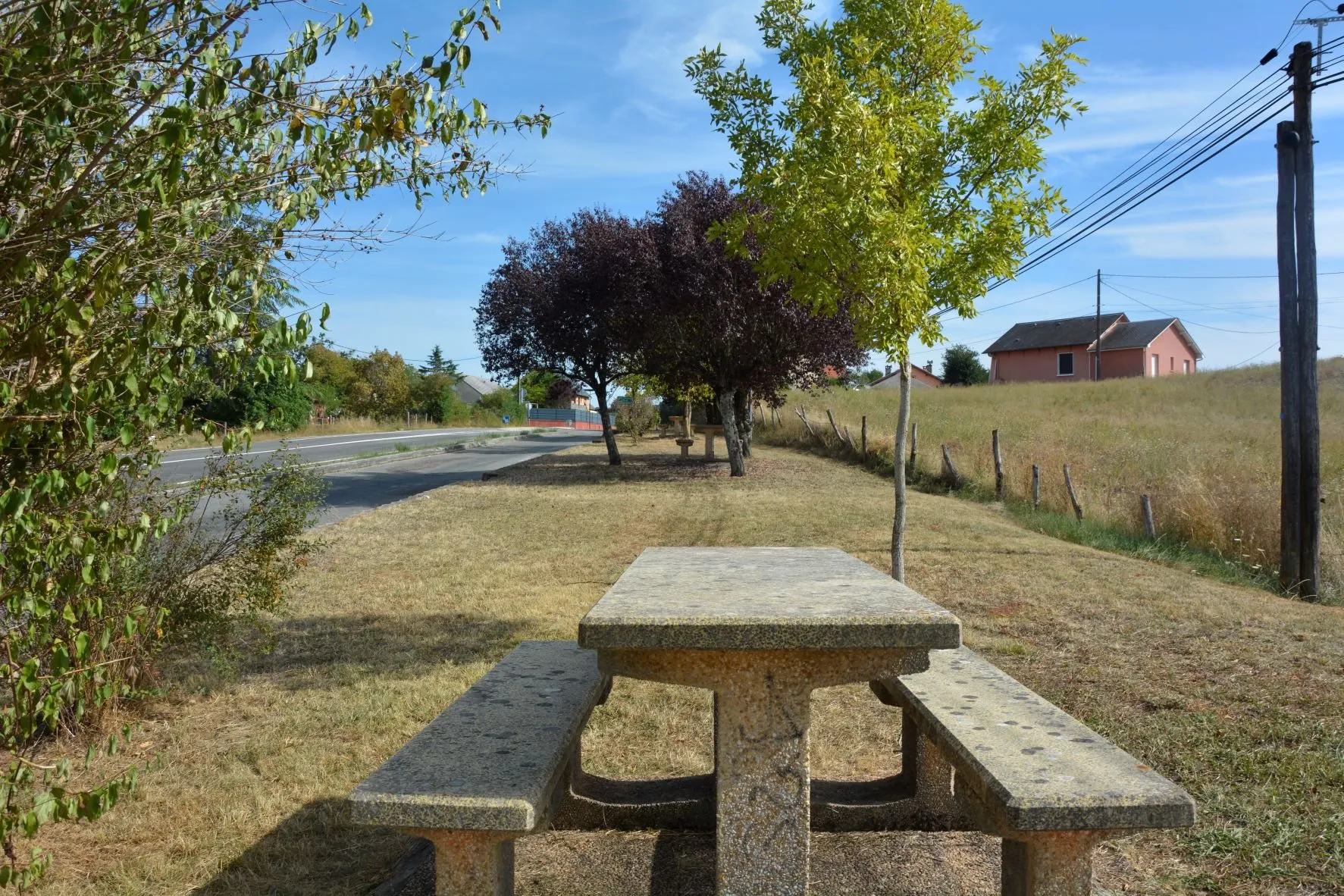 Aire de pique-nique à Saint-Christophe Vallon