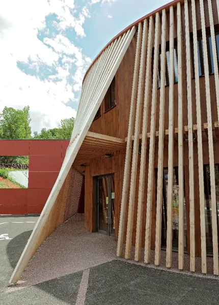 Cave coopérative des Vignerons du Vallon - Entrée