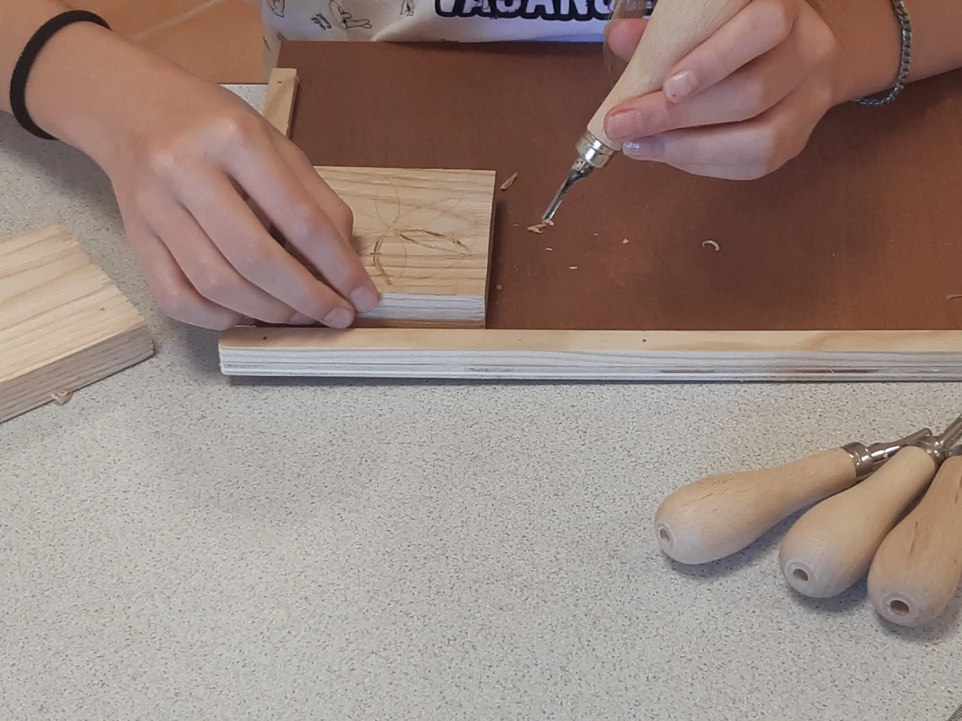 Atelier d'initiation à la gravure sur bois